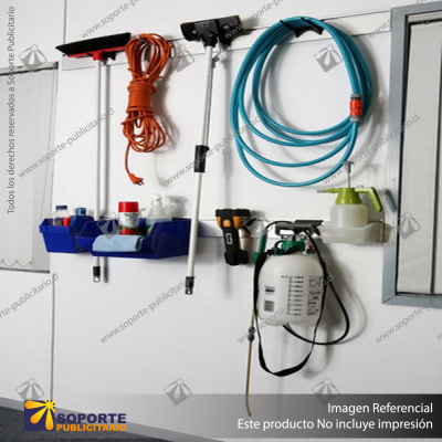 PLANKWALL UTILITY PLANK - ANODISED ALUMINIUM - 2.44M