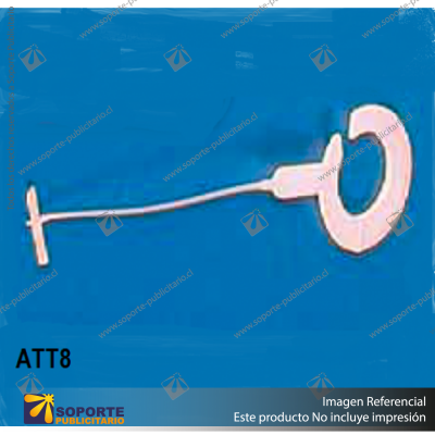 PLASTIFLECHA GANCHO 32MM