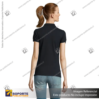 POLERA CON CUELLO PASSION/LARGE/AZUL COSMO