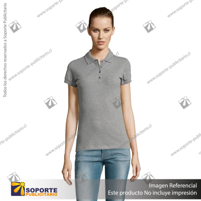 POLERA CON CUELLO PASSION/MEDIUM/AZUL COSMO