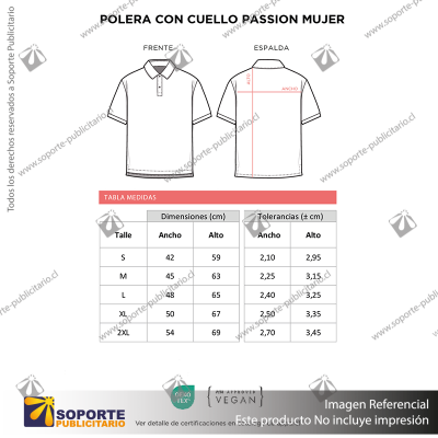 POLERA CON CUELLO PASSION/MEDIUM/AZUL COSMO