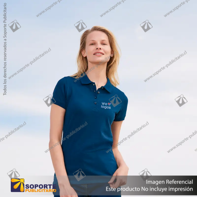 POLERA CON CUELLO PASSION/MEDIUM/AZUL COSMO