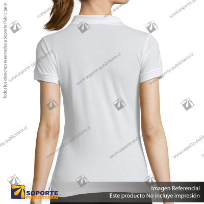 POLERA CON CUELLO PASSION/SMALL/BLANCO