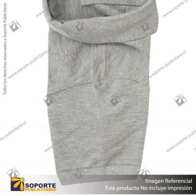 POLERA CON CUELLO PASSION/SMALL/GRIS CLARO
