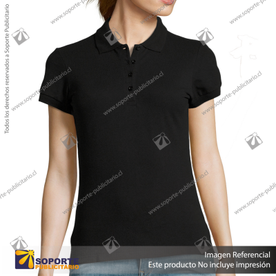 POLERA CON CUELLO PASSION/SMALL/NEGRO