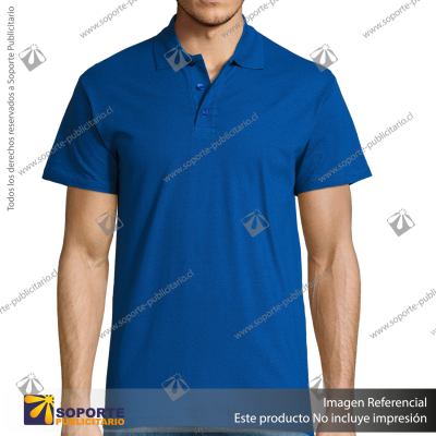 POLERA CON CUELLO SUMMER II/X LARGE/AZULINO