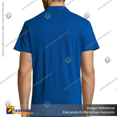 POLERA CON CUELLO SUMMER II/XX LARGE/AZULINO