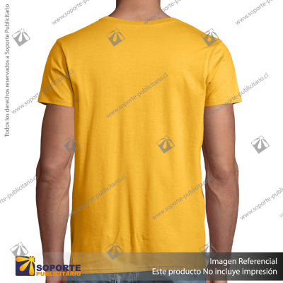 POLERA PIONEER HOMBRE/SMALL/AMARILLO