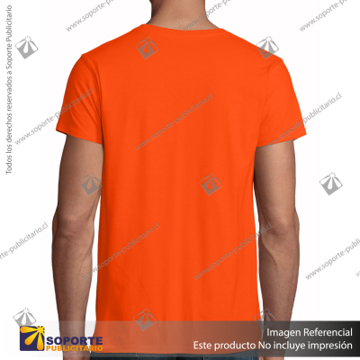 POLERA PIONEER HOMBRE/SMALL/NARANJO