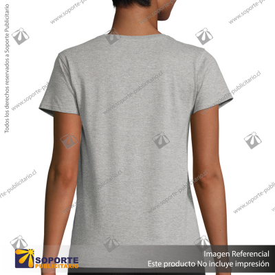 POLERA PIONEER MUJER/3X LARGE/GRIS CLARO