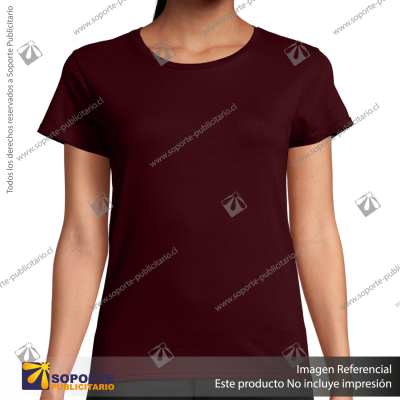POLERA PIONEER MUJER/XX LARGE/BURDEOS
