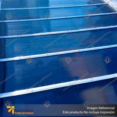 POLICARBONATO ALVEOLAR AZUL 6 X 2100 X 8700