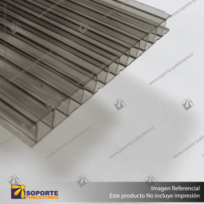 POLICARBONATO ALVEOLAR BRONCE 8 X 1050 X 2900