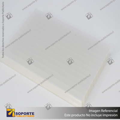 POLICARBONATO ALVEOLAR REFLECTIVO PERLA 8 X 2100 X 5800 #OFERTAWEB