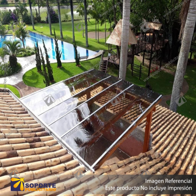 POLICARBONATO MACIZO BRONCE 4 X 2050 X 6000