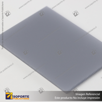 POLICARBONATO MACIZO GRIS METALICO CS 12 X 1910 X 1800