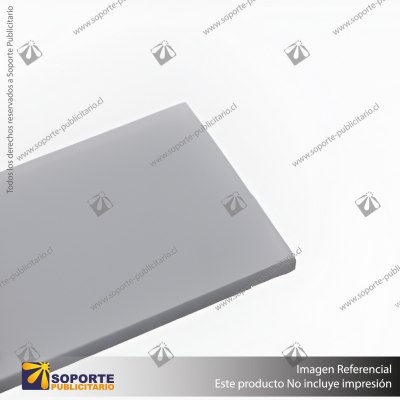 POLICARBONATO MACIZO GRIS METALICO CS 12 X 1910 X 1800