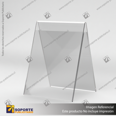 PORTA GRAFICA ACRILICO A3 (29.7*42 CMS) FORMATO A VERTICAL 2.5 MM