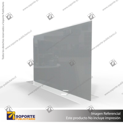 PORTA GRAFICA ACRILICO A6 (10.5*14.8 CMS) FORMATO T HORIZONTAL 1.7 MM (C40)