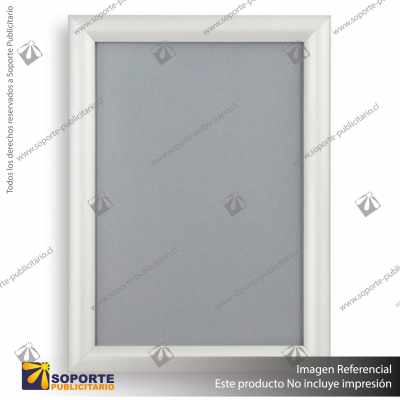PORTA GRAFICA MARCO CLIP ALUMINIO FORMATO A5 (14.8*21 CMS)