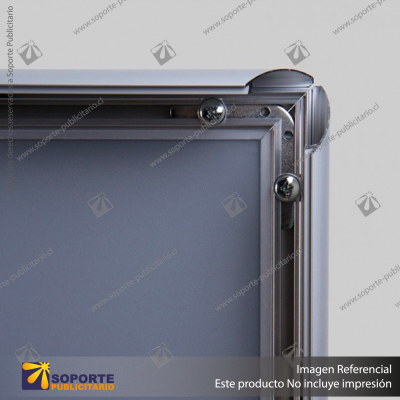 PORTA GRAFICA MARCO CLIP ALUMINIO FORMATO A5 (14.8*21 CMS)