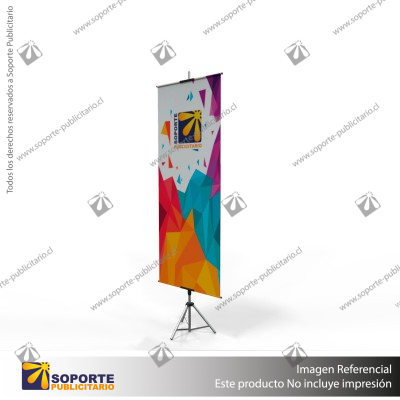 PORTA PENDON ATRIL TRIPODE PRO ALUMINIO MEDIDA AJUSTABLE 1.30 A 2.2 MTS (C20)