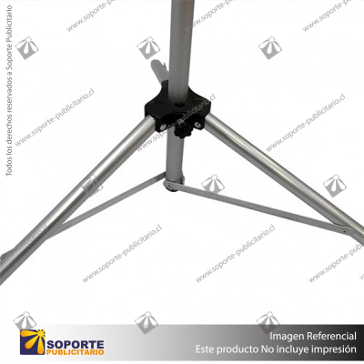 PORTA PENDON ATRIL TRIPODE PRO ALUMINIO MEDIDA AJUSTABLE 1.30 A 2.2 MTS (C20)