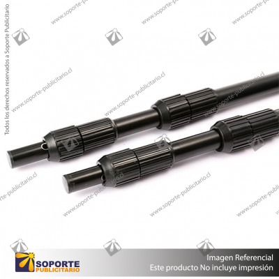 PORTA PENDON ATRIL TRIPODE PRO COLOR NEGRO MEDIDA AJUSTABLE 1.30 A 2.2 MTS (C20)
