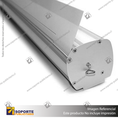 PORTA PENDON CORTINA ROLLER SOPORTE TECHO 85*200 CMS (C10)