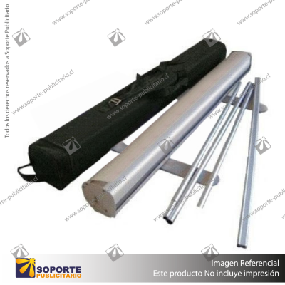 PORTA PENDON ROLLER ALUMINIO 90X200 CM