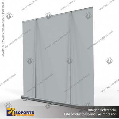 PORTA PENDON ROLLER GIGANTE 200*200 CMS (C2)