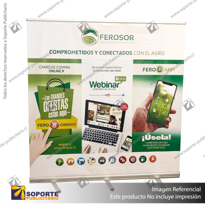 PORTA PENDON ROLLER GIGANTE 250*200 CMS (C2)