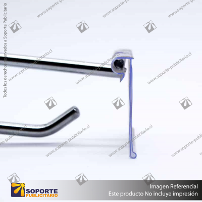 PORTA PRECIO GANCHERA METALICA