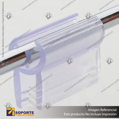 PORTA STOPPER 25*17 MM ENCAJE GANCHERA 6 MM