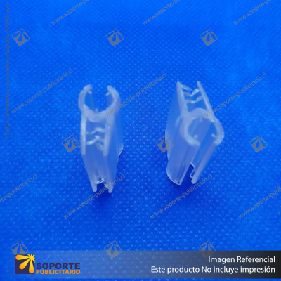 PORTA STOPPER 25*17 MM ENCAJE GANCHERA 6 MM