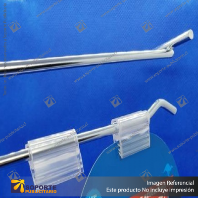 PORTA STOPPER 25*17 MM ENCAJE GANCHERA 6 MM