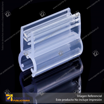 PORTA STOPPER 25*17 MM ENCAJE GANCHERA 6 MM