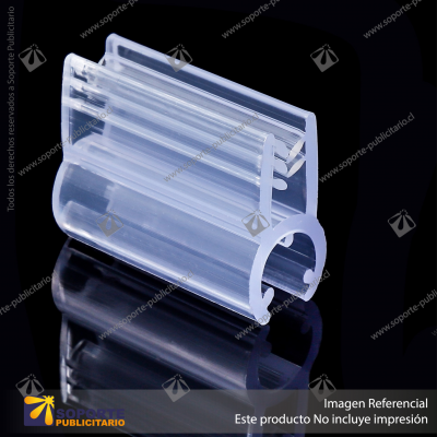 PORTA STOPPER 25*17 MM ENCAJE GANCHERA 6 MM