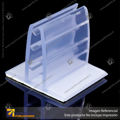 PORTA STOPPER CON ADHESIVO 35*30*42 MM ESPESOR GRAFICA 3-5 MM