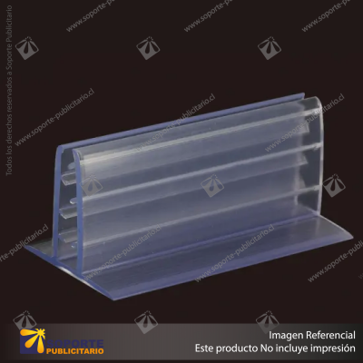 PORTA STOPPER CON ADHESIVO 75*30*42 MM ESPESOR GRAFICA 3-5 MM