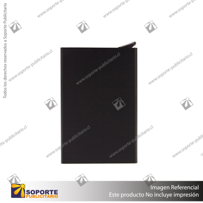 PORTA TARJETAS DE CREDITO/NEGRO/NEGRO