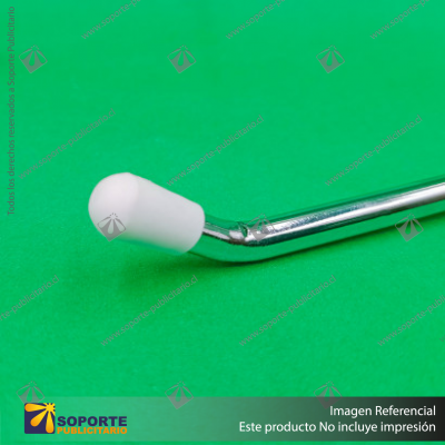 PUNTERA DE GOMA PARA GANCHERA 6 MM BLANCA