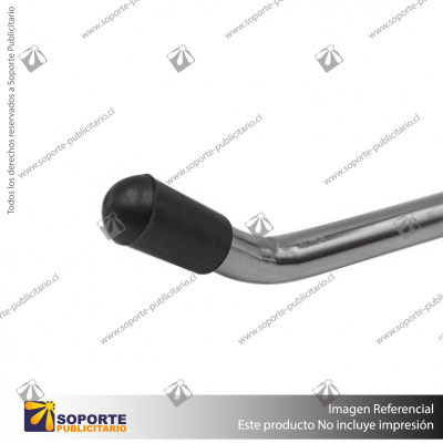 PUNTERA DE GOMA PARA GANCHERA 8 MM NEGRA