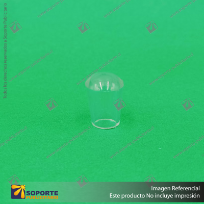 PUNTERA DE GOMA PARA GANCHERA 8 MM TRANSPARENTE