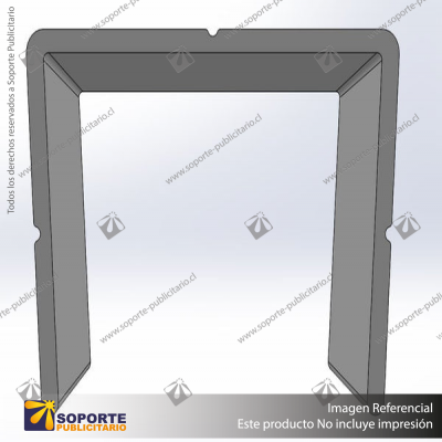 PVC END CAPPING - PVC PLASTIC - 2.45M