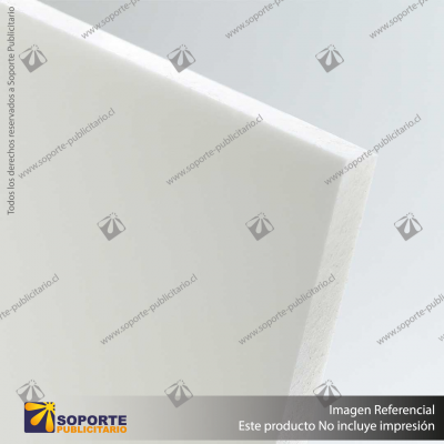 PVC ESPUMADO BLANCO 2 MM 0,50 G/CM3 1.22×2.44 MT