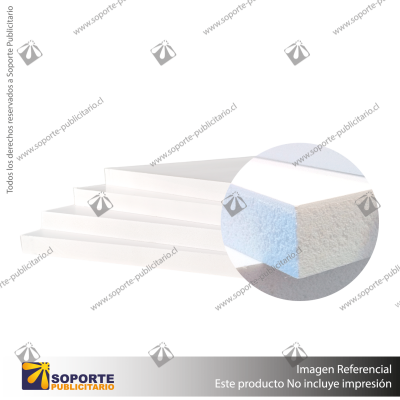 PVC ESPUMADO BLANCO 20 X 1220 X 2440
