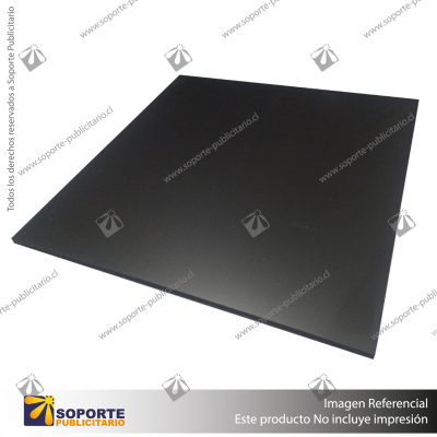 PVC ESPUMADO NEGRO 5 X 1220 X 2440