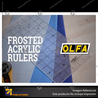 QR-1X12 1" X 12" FROSTED ACRYLIC RULER VARIATION: DEFAULT TITLE