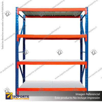 RACK INDUSTRIAL 500 KG. POR BANDEJA